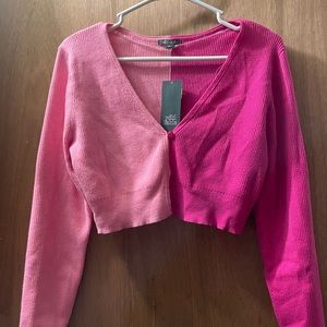 Long sleeve crop top